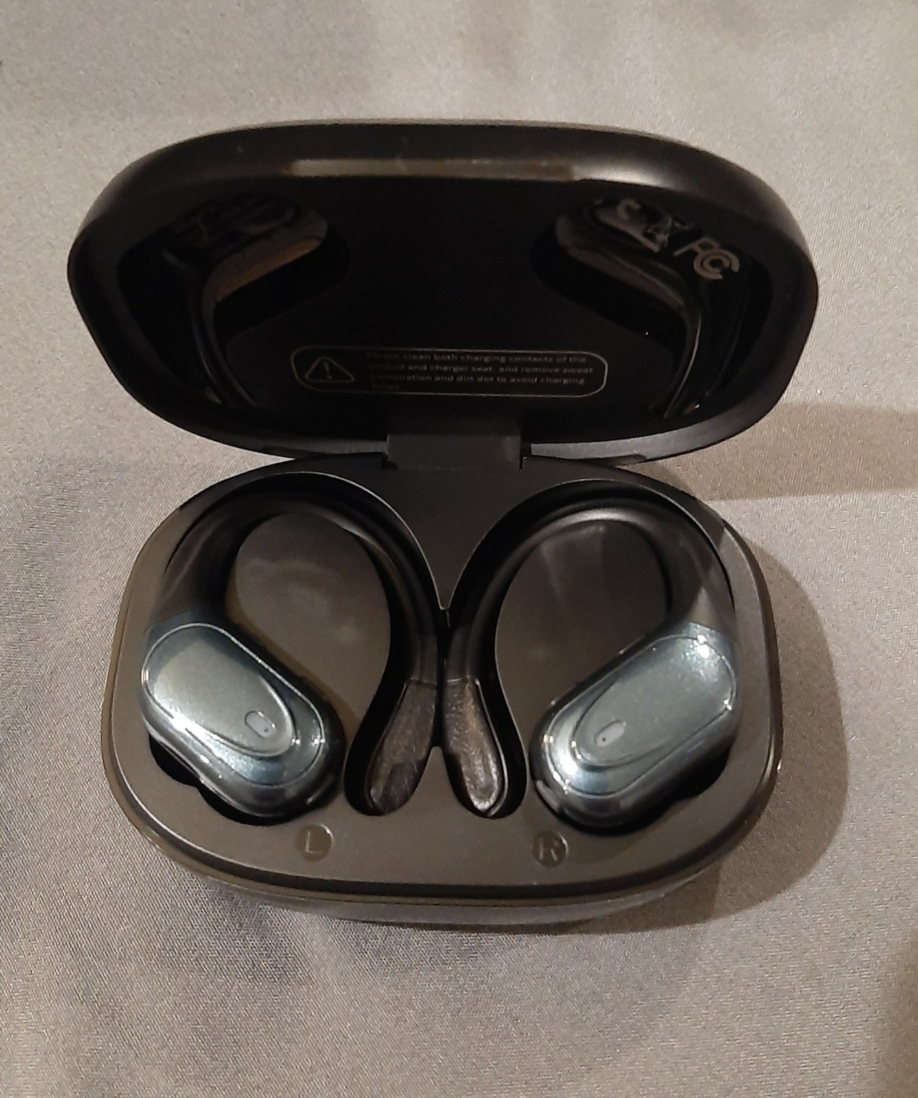 Nib BX17 Sweat Proof Sport Super Long Life Wireless Earbuds Black Metallic Blue