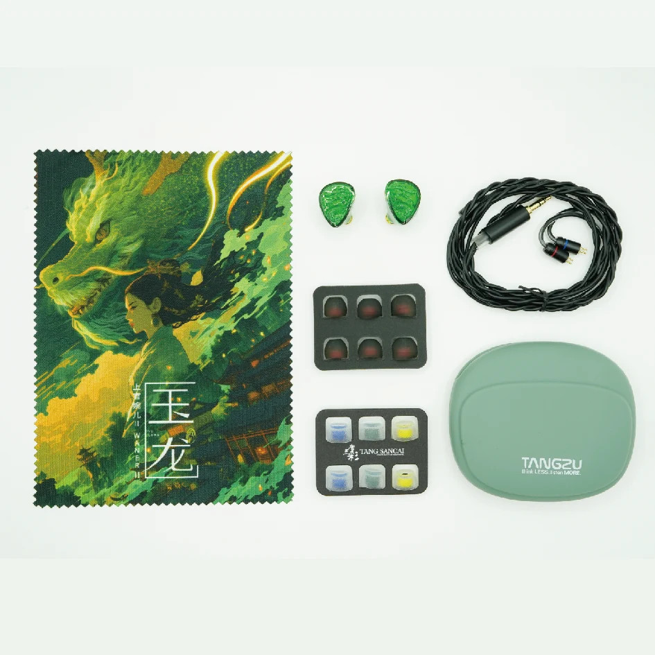 Waner SG 2 Jade Dragon 10mm Dynamic In Ear Earphones Sancai Wide IEM Headphone