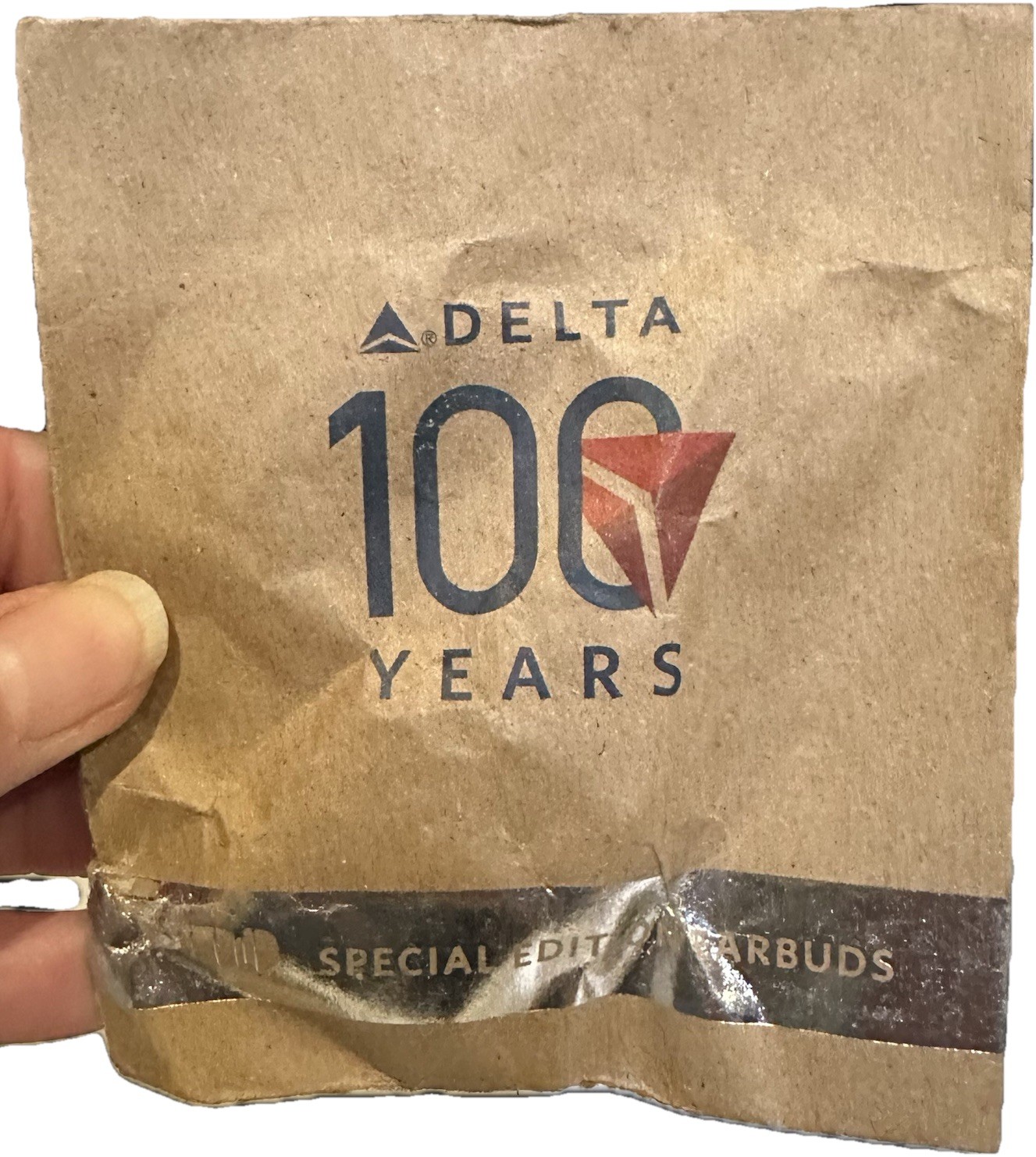 2025 DELTA 100 YEARS SPECIAL EDITION EARBUDS EARPHONES AIRLINE AIRLINES BUDS 3.5