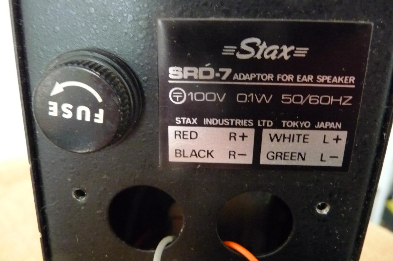 Stax SRD-7 Energizer Adaptor for Stax Headphones Ear Speaker