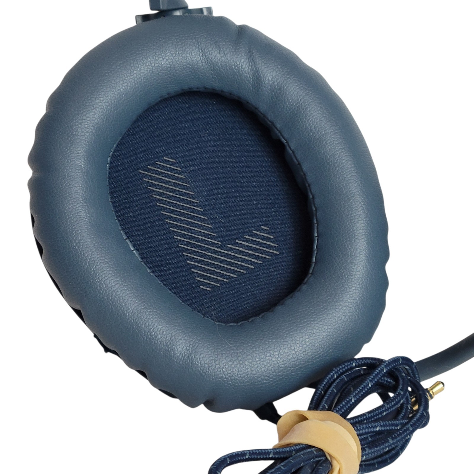 JBL Quantum 100 Over-Ear Wired Headphones with Mic Microphone – Blue