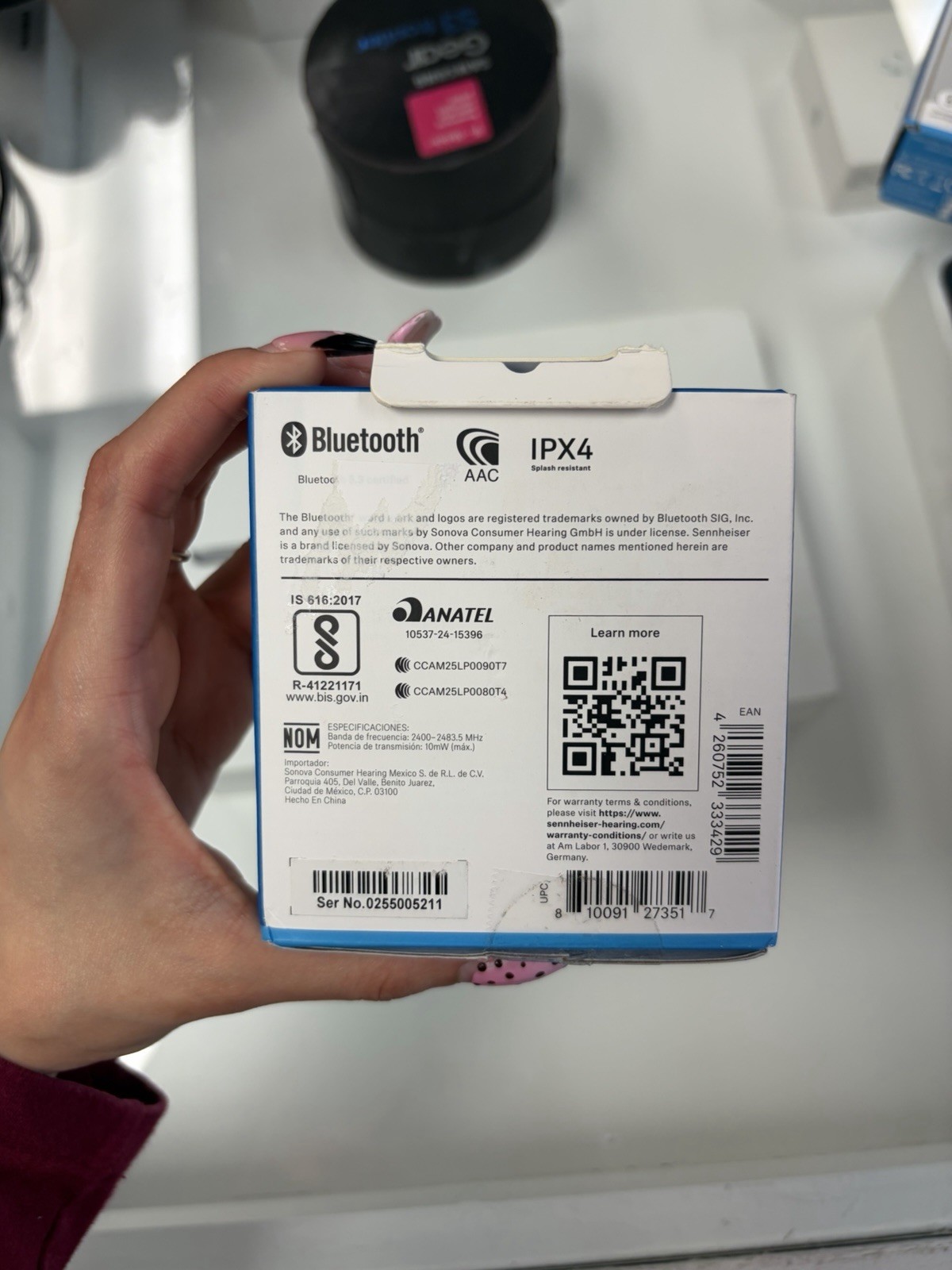 Sennheiser ACCENTUM Open Wireless Earbuds – Cream New