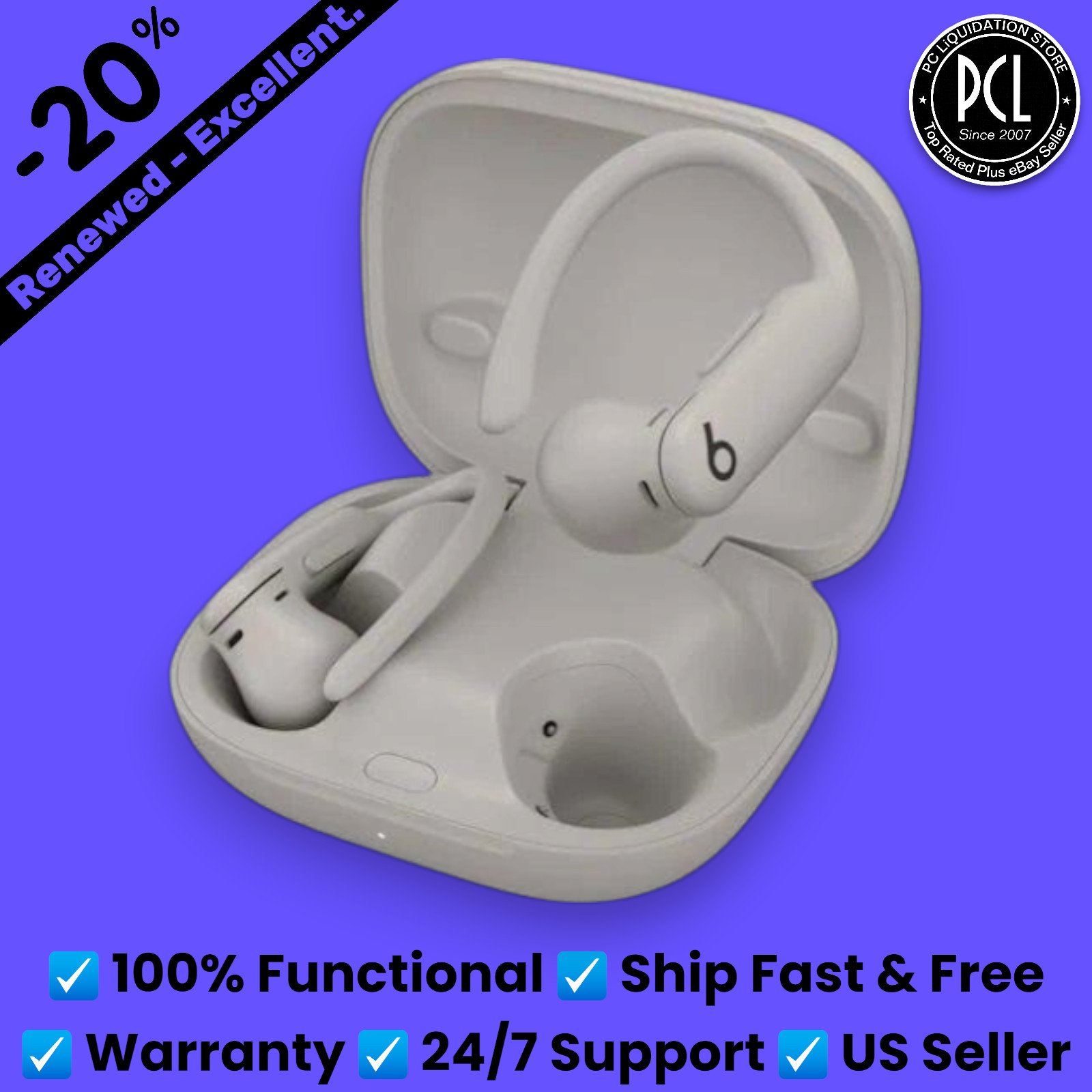 ✅ Beats Powerbeats Pro 2 Headphones Beige True Wireless · Ear Hook ✅