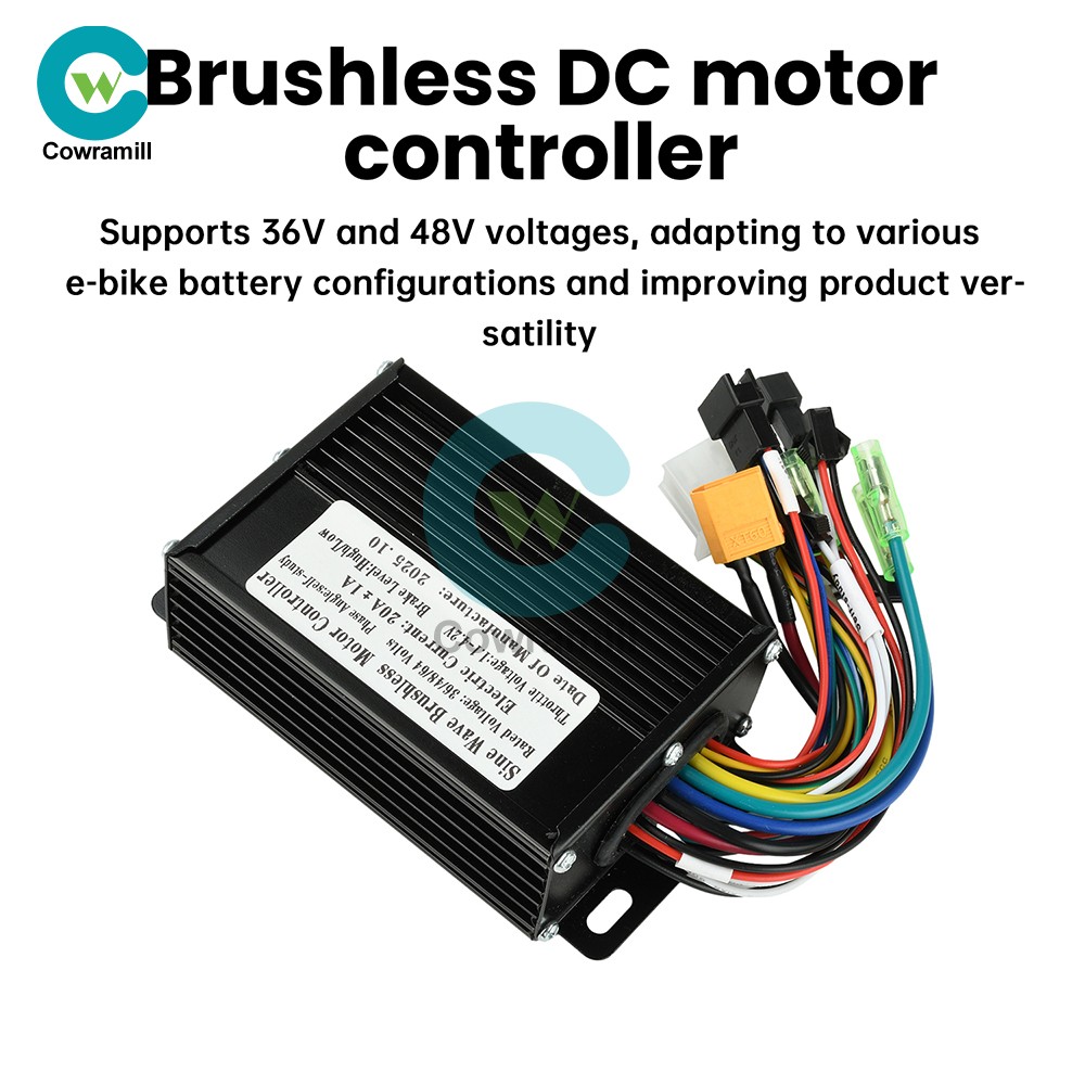 15PCS 36V 48V 20A Sine Wave Brushless Motor Controller 350W-500W