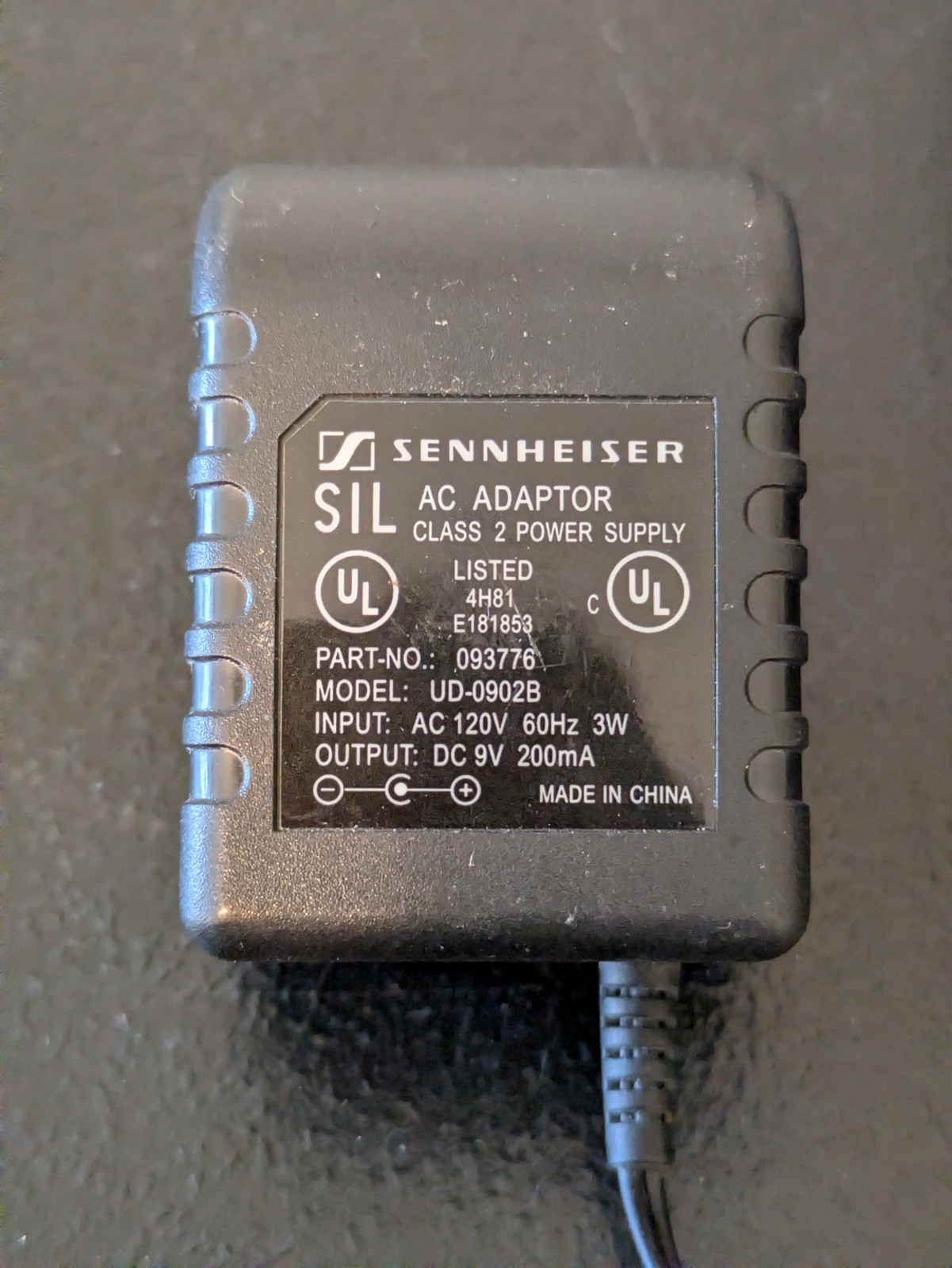 Sennheiser Wireless HDR120 Headphones TR120 Charging Dock Cradle & Power Adaptor