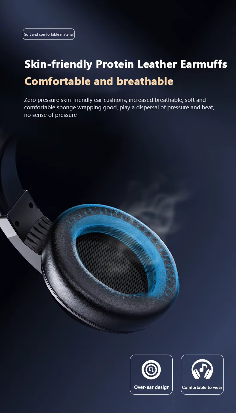 AOC USB Gaming Headset Compatible with PS5/4 Nintendo Switch Noise Canceling Mic