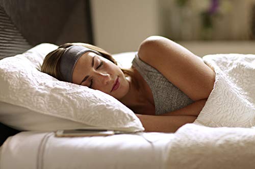 SleepPhones Medium Soft Gray Fleece Headphones for Sleeping and Relaxation