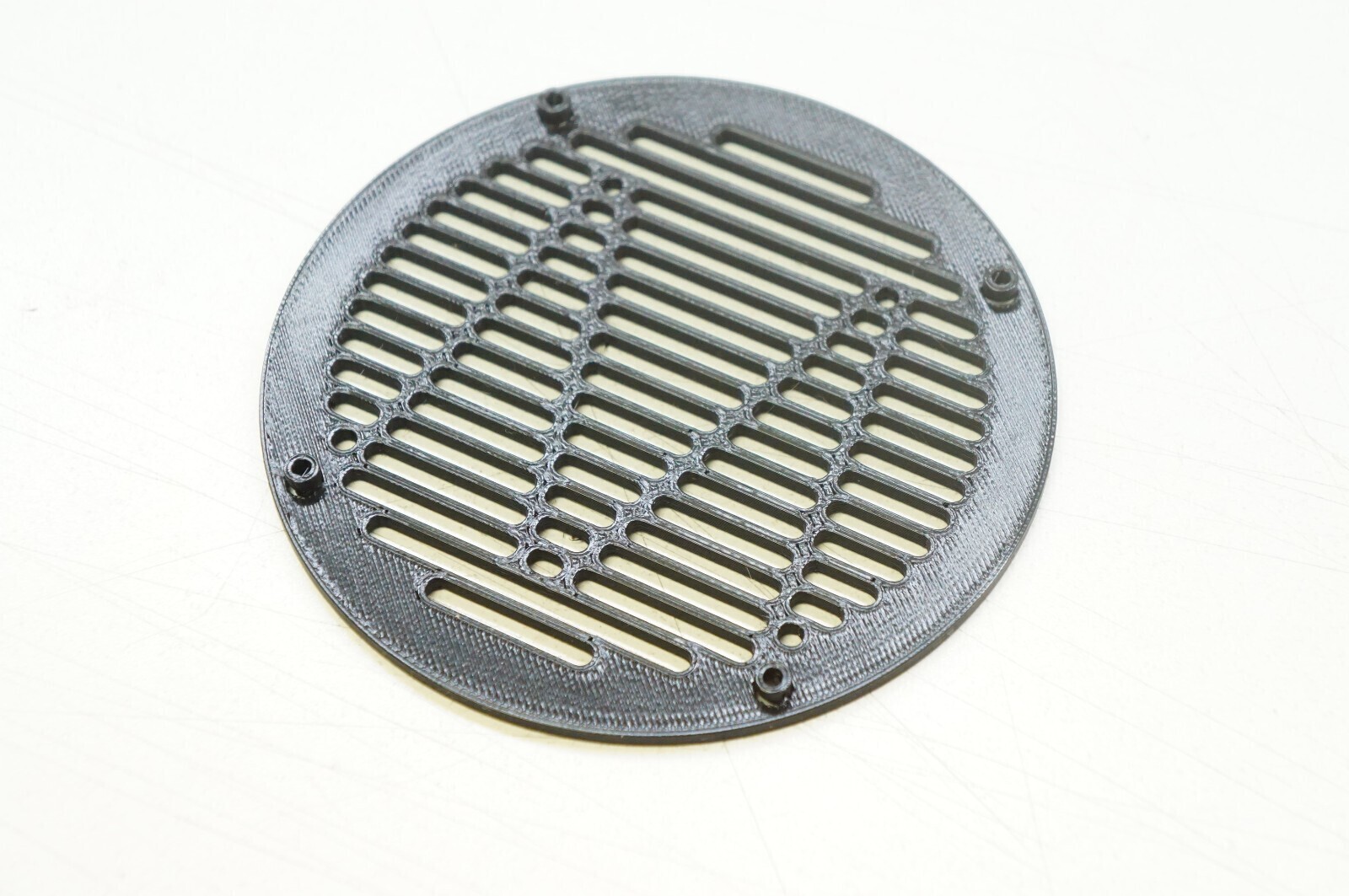 M Logo Grate Style Grill Mod L/R Set for Monoprice M1060C Headphones Cover