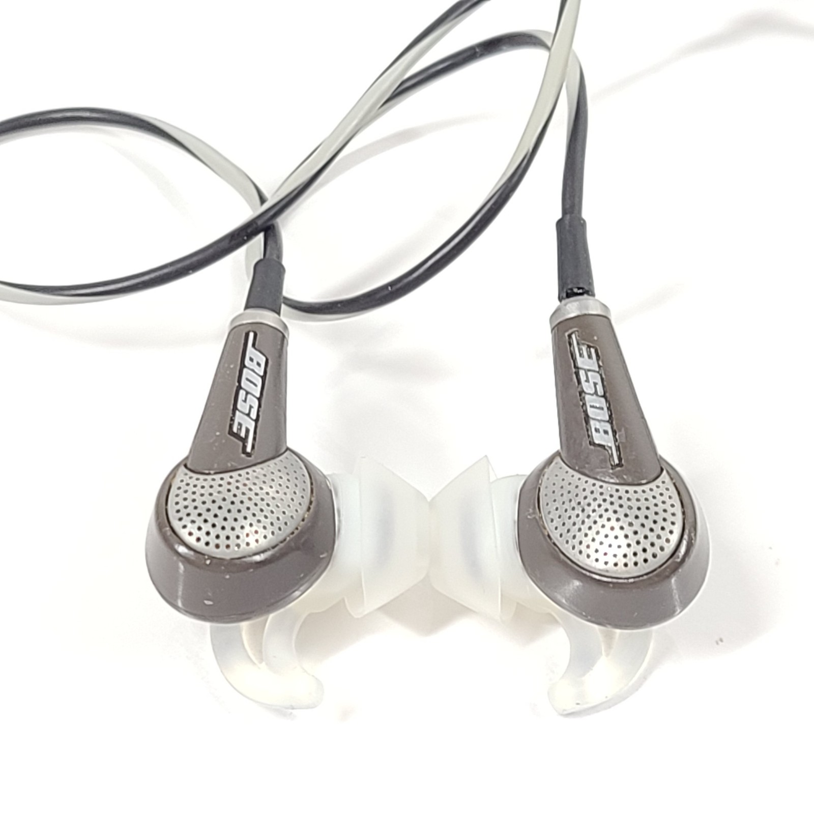 Bose QC20i QuietComfort 20i Apple Noise-Cancelling Earbuds – Gray/Brown V1