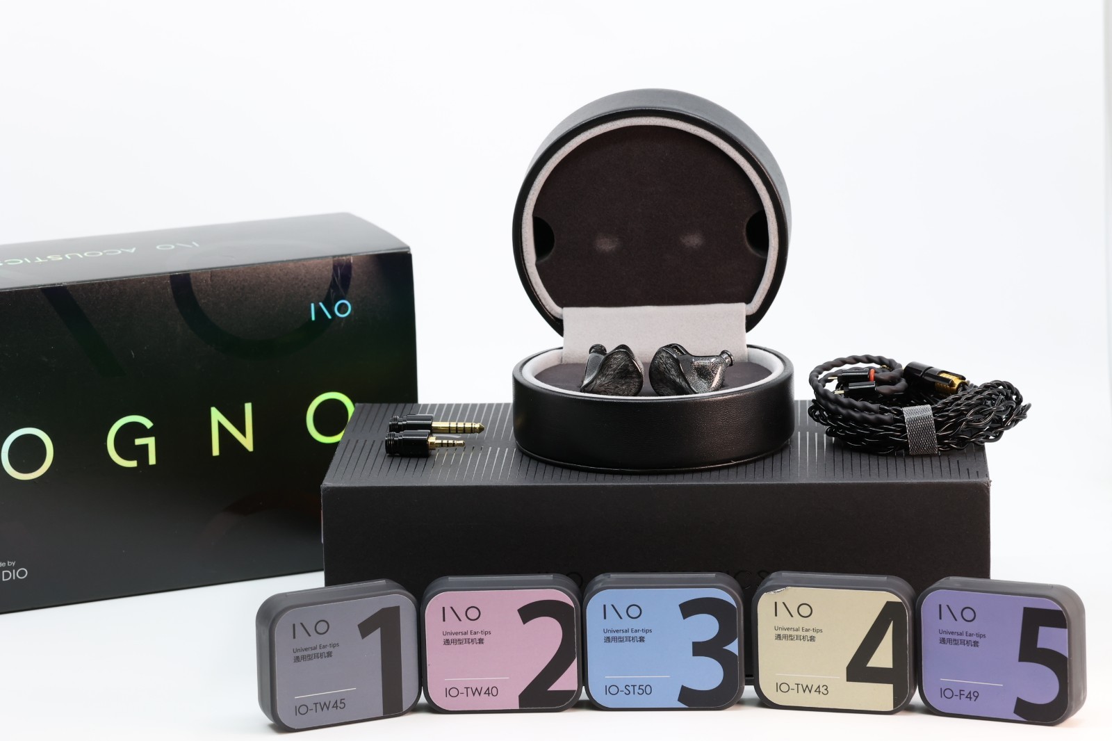 IOAUDIO SOGNO 2DD 6BA Hybrid in-ear Monitor headphones