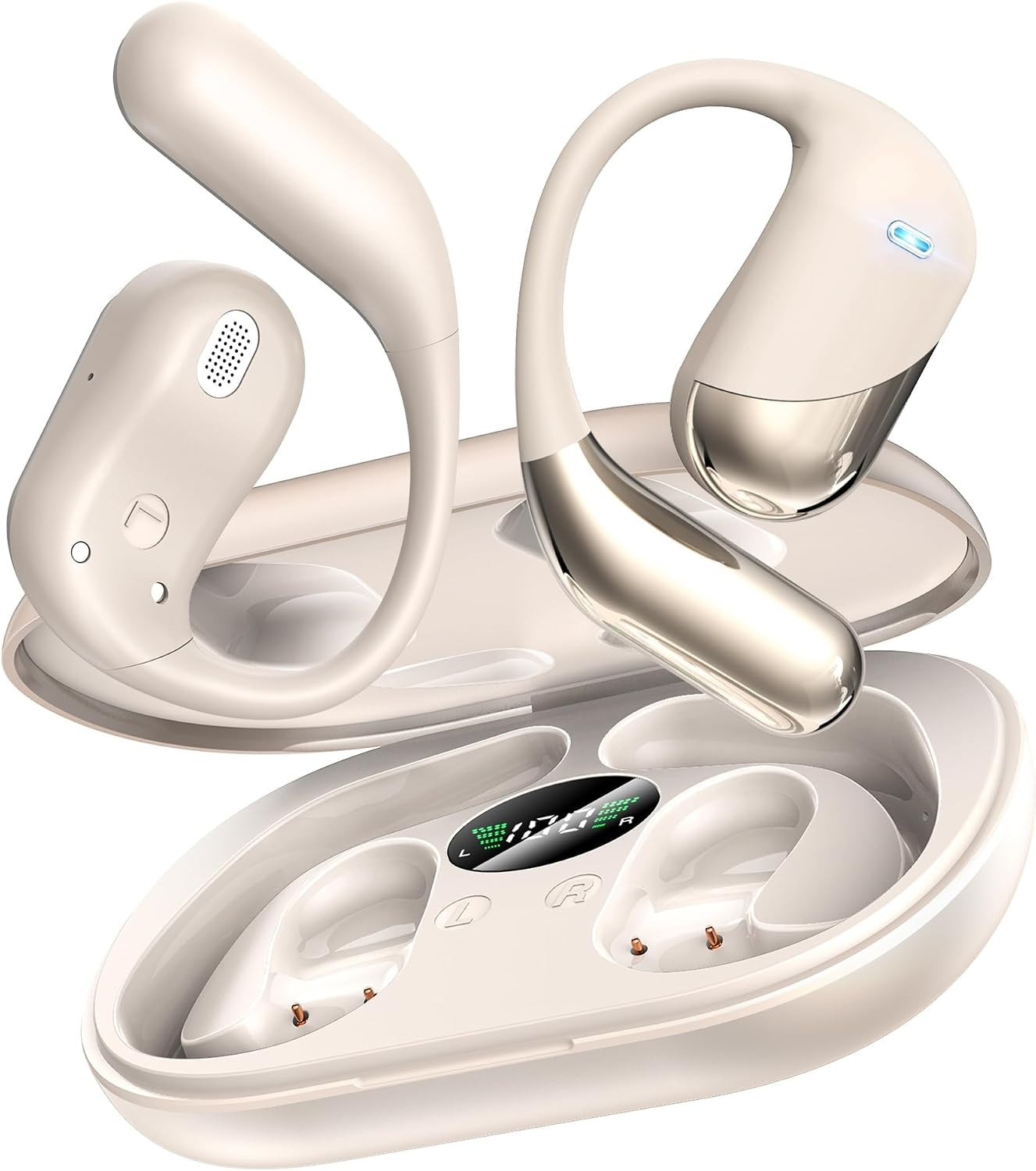 Ultra Open Ear Headphones, over Ear Bluetooth Bone Conduction Earbuds | Bluetoot
