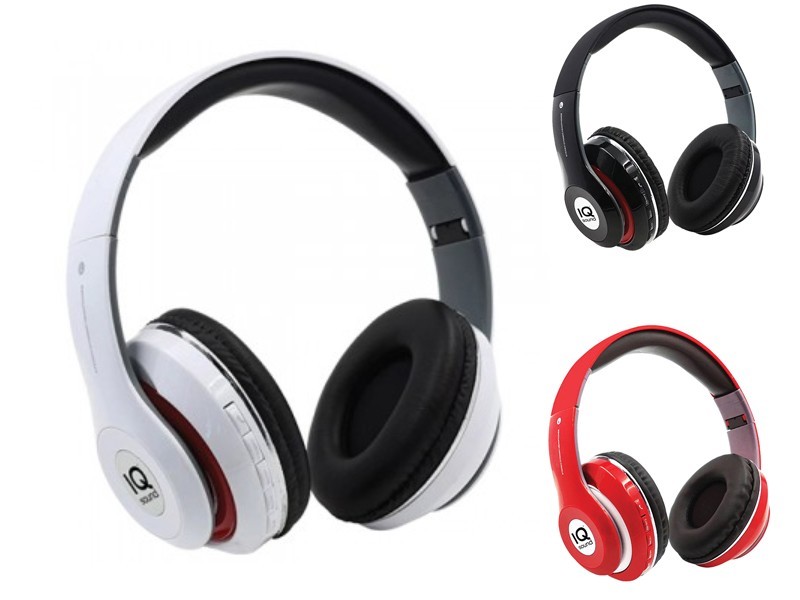 Supersonic IQ-130BT Bluetooth V4.2 Wireless Headphone +AUX/SD/FM +Microphone
