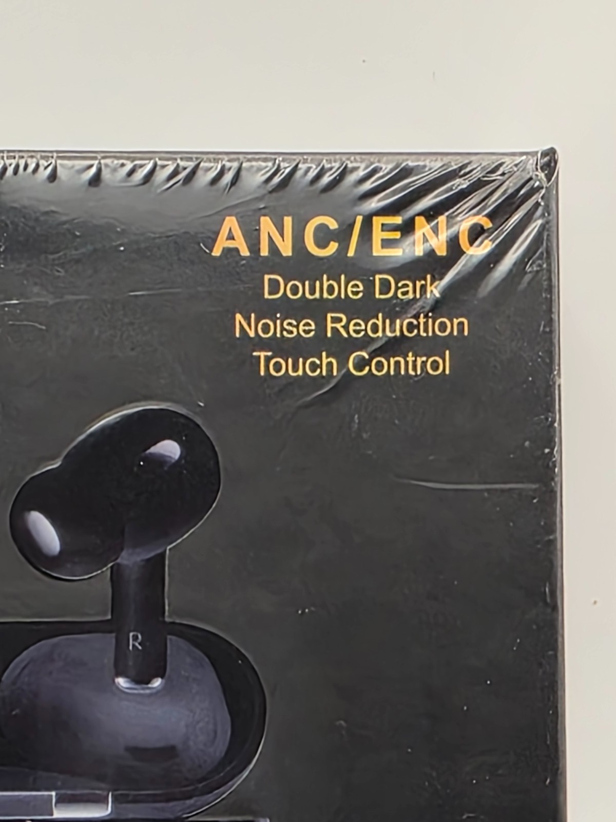 Anc/Enc Double Dark Noise Reduction Touch Control Ear Buds, Black (WN)