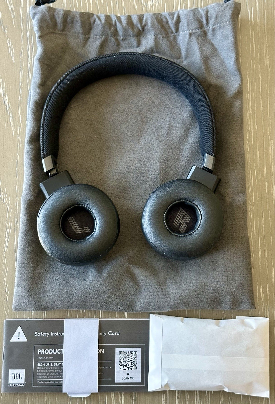 JBL Live 675NC ANC Bluetooth On-Ear Wireless Headphones Open Box