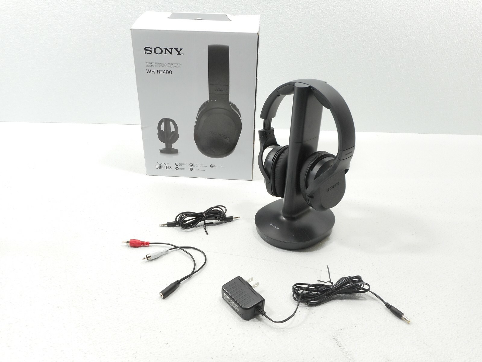 Sony WH-RF400 Wireless Home Theater Headphones – Black – USED