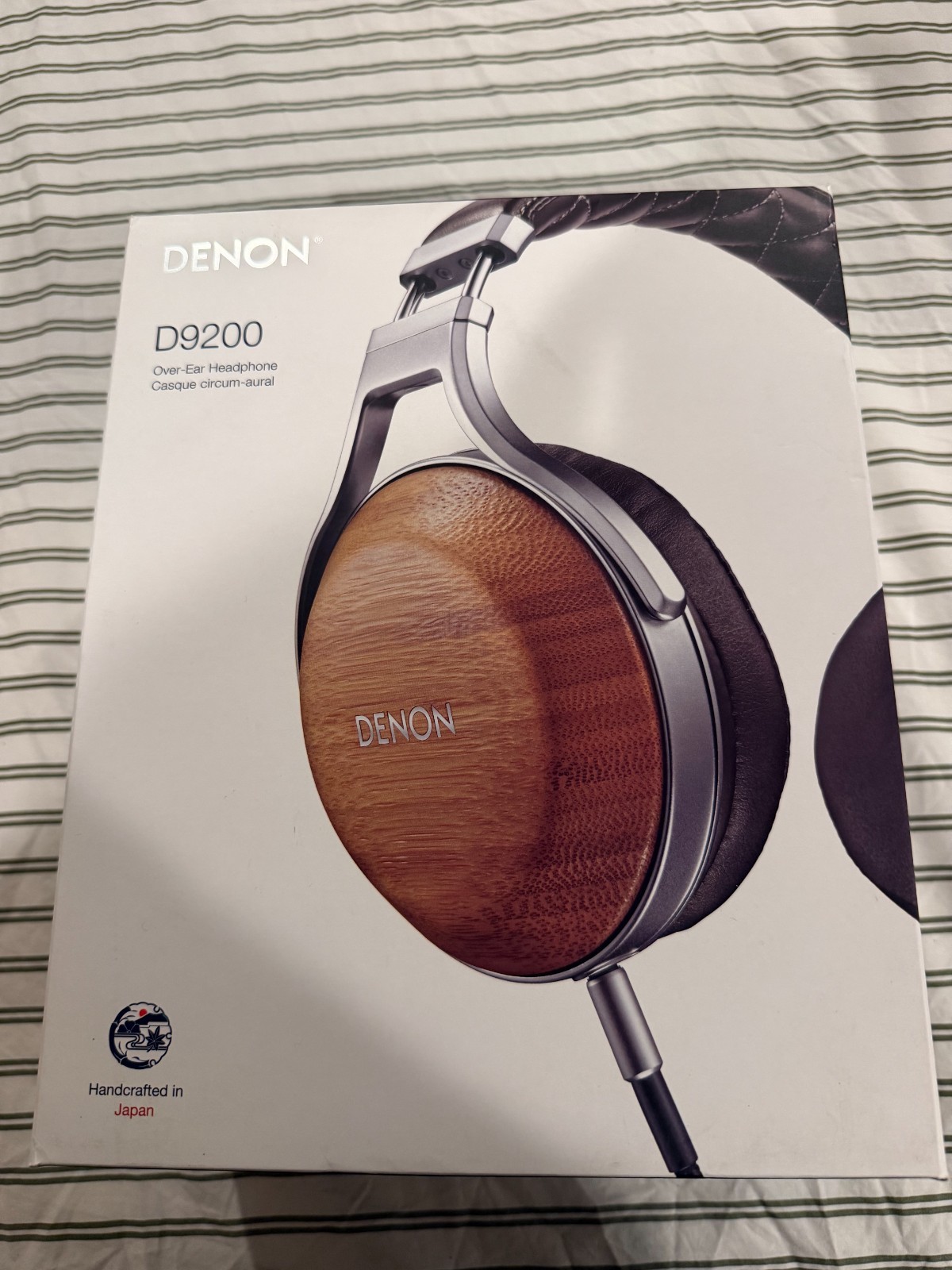 Denon AH-D9200 Bamboo Over the Ear Headphones Black/Brown
