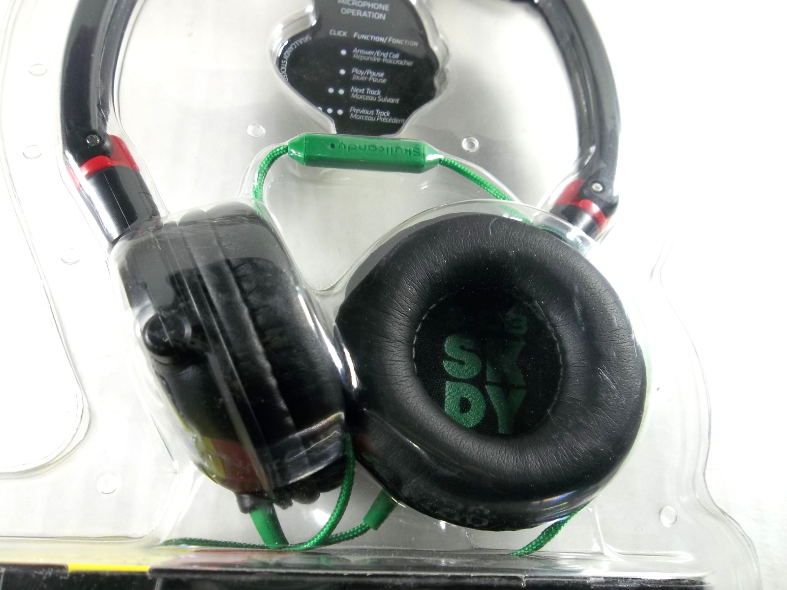Skullcandy Lowrider On Ear 40mm Headphones Rasta Edition – New