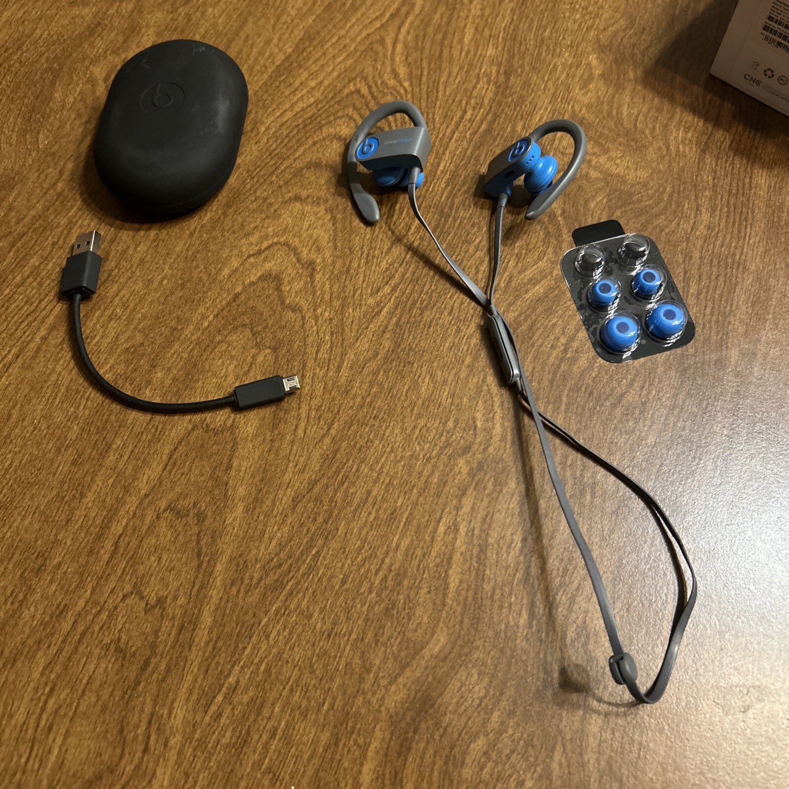 Beats by Dr. Dre Powerbeats3 Wireless Bluetooth In-Ear Headphones Gray Blue