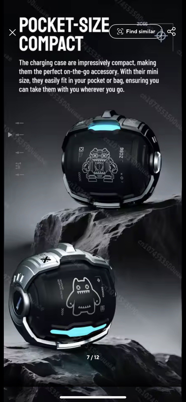 ZOMBIESCAT CyberBean B12 Deep Bass Bluetooth V5.4 Earbuds w/ Hi-Res Audio & ENC