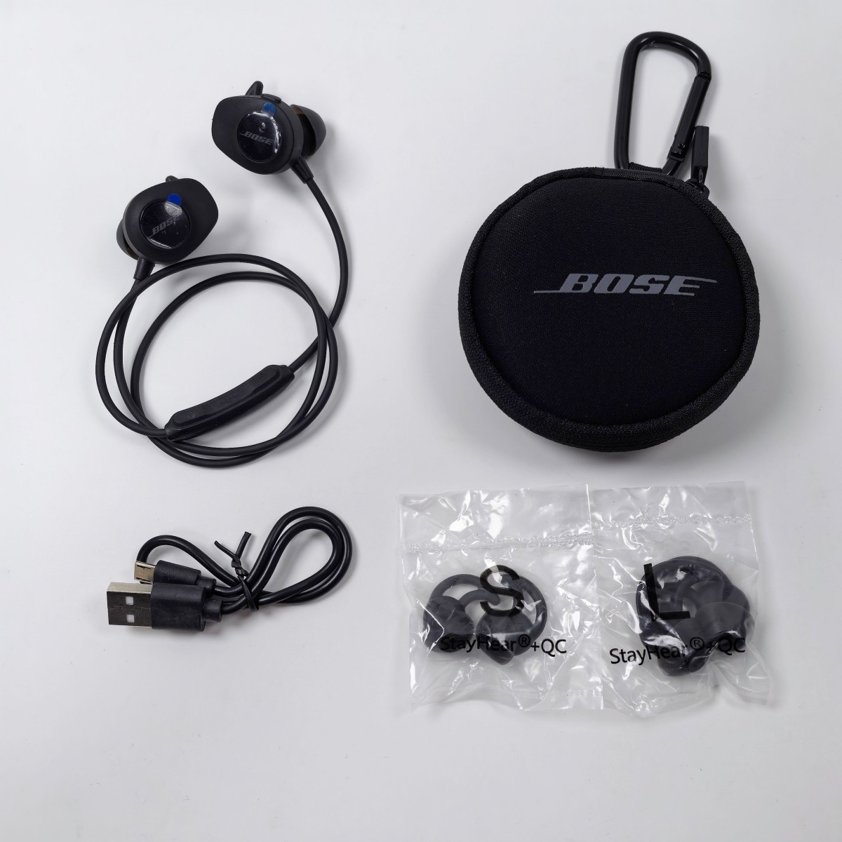 Bose SoundSport In-Ear Headphones Wireless Bluetooth Neckband Earbuds Black