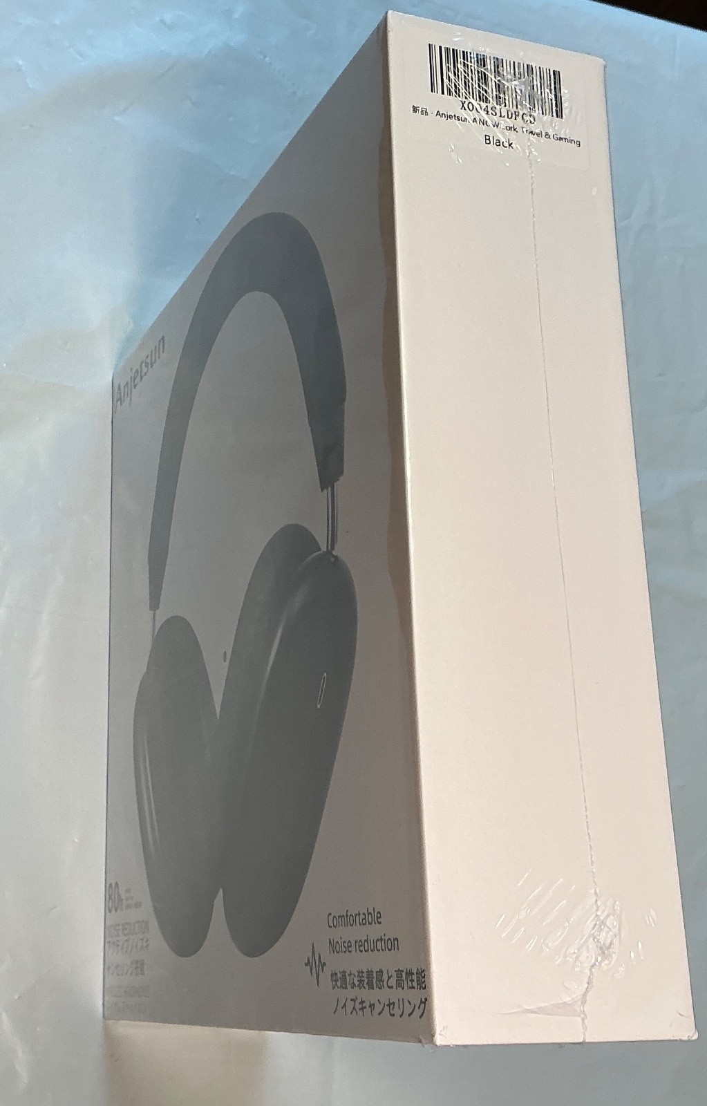 Anjetsun ANC Wireless Over Ear Headphones W/ Mic & Touch Control Pro Max2 -Black