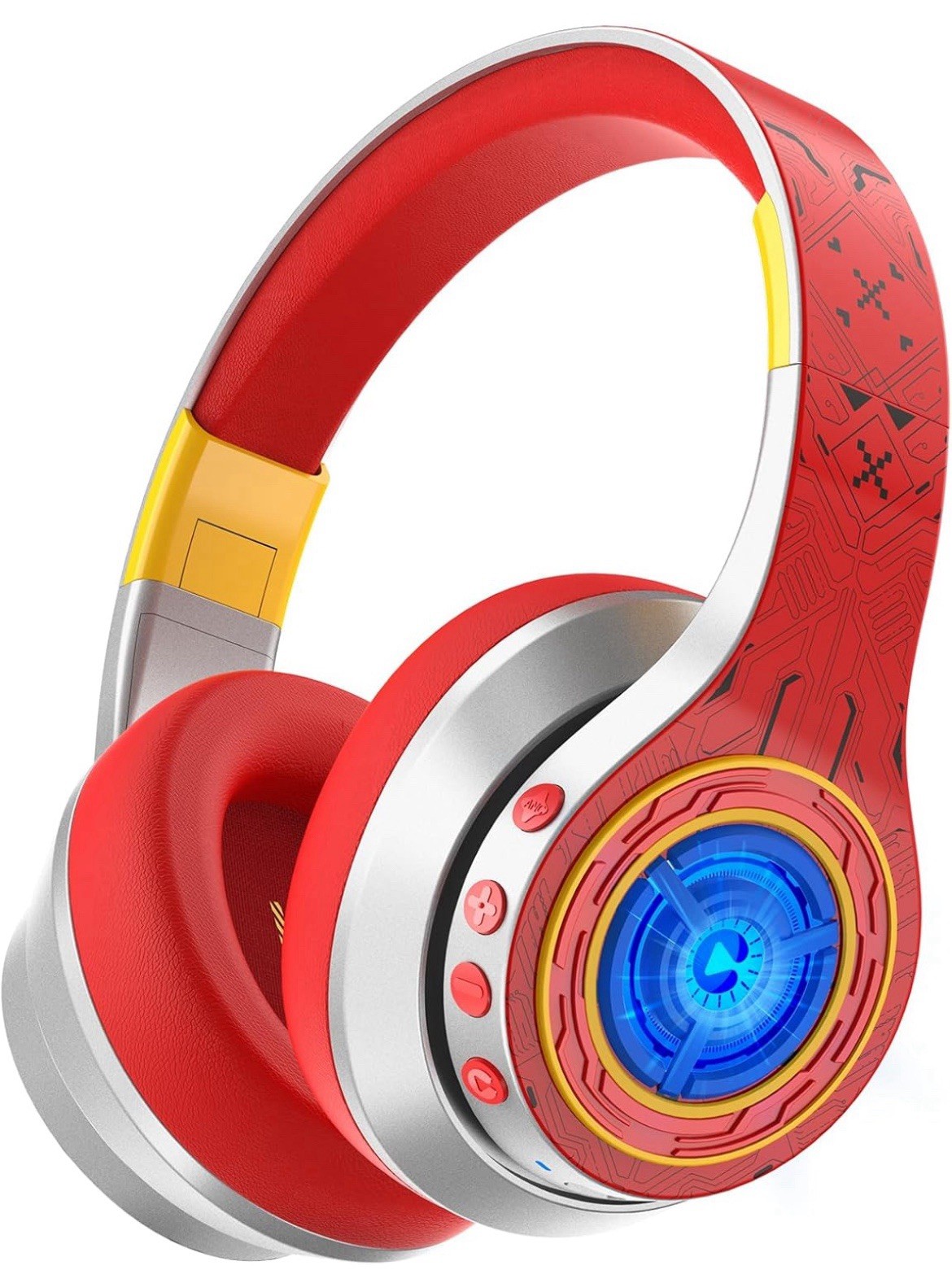 Auraa Active Noise Cancelling Headphones for Kids, LED Light Up, Bluetooth 6….