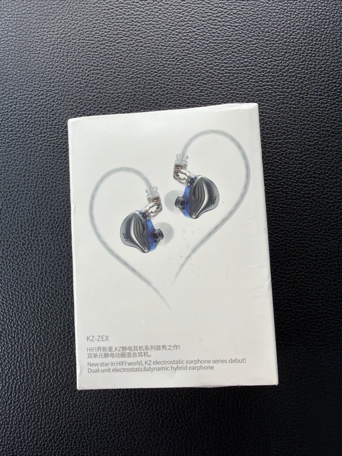 KZ ZEX Wired Earbud Hi-Fi In Ear Earphones Graphite Blue