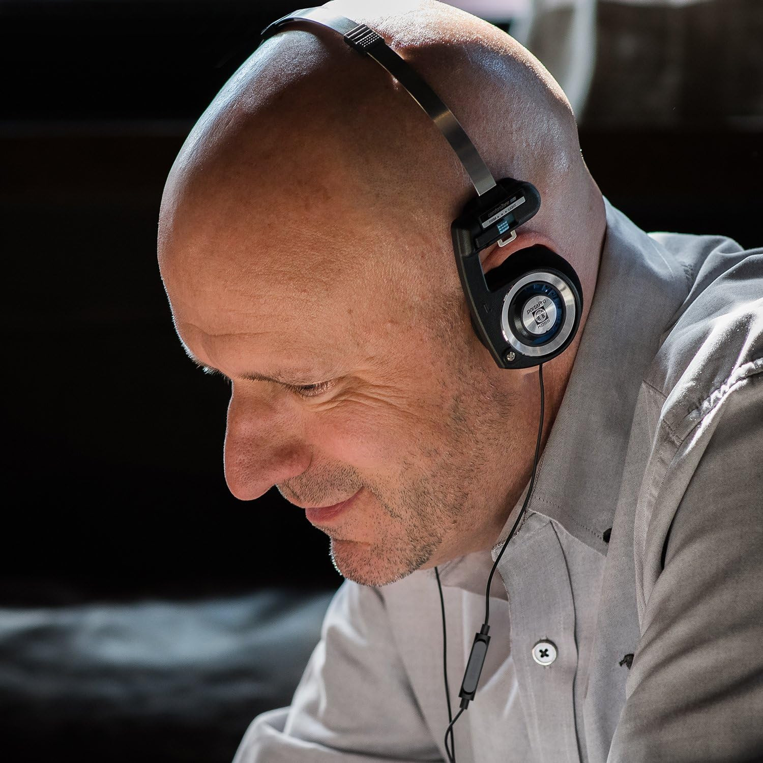 Porta Pro with Microphone and Remote On-Ear Headphones, Wired Plug | Touch