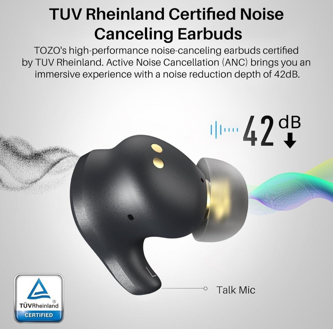 TOZO Golden X1 Galaxy Blue/Black Earbuds OrigX Pro, LDAC & Hi-Res Audio Wireless
