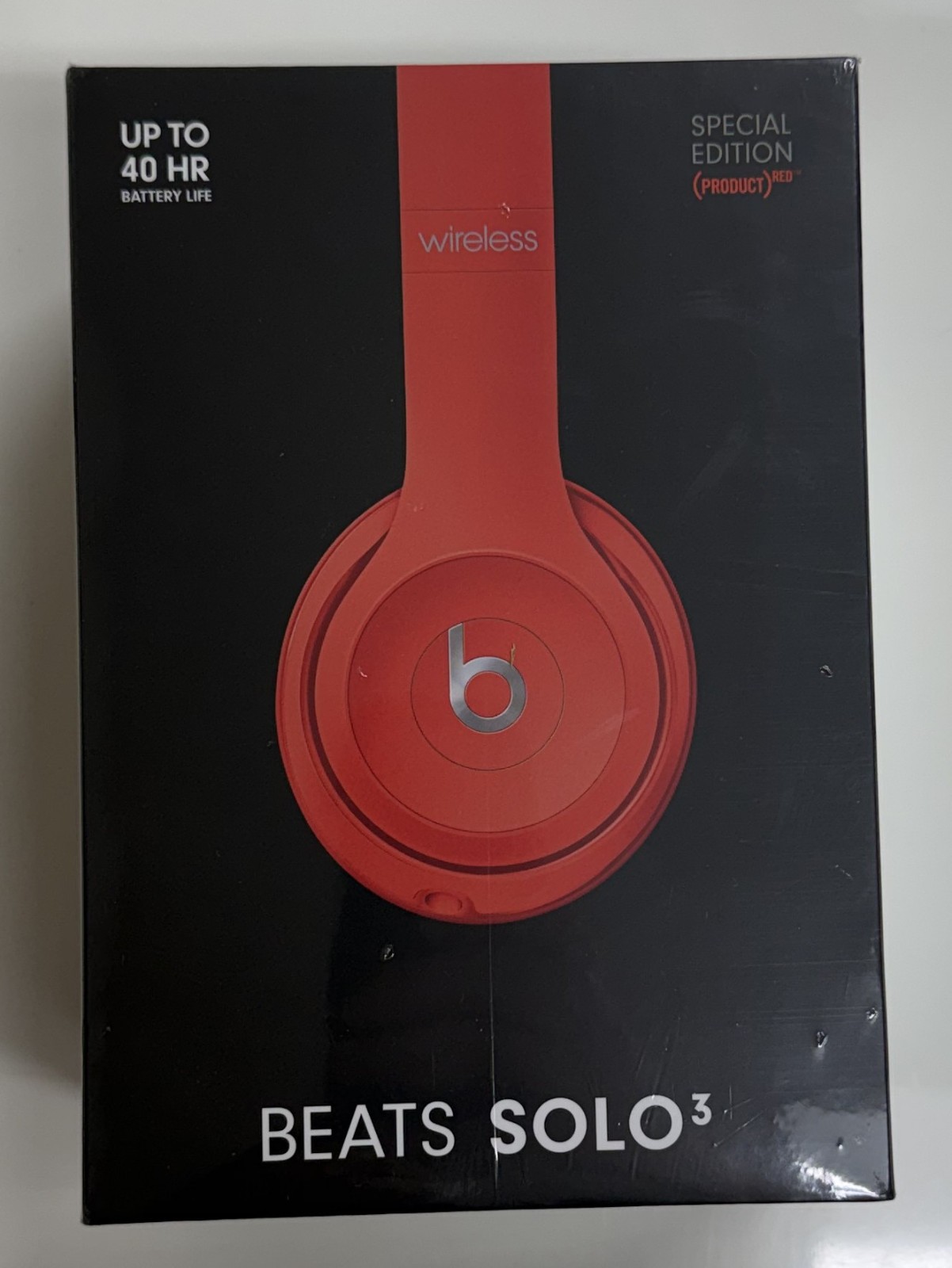 Beats Solo 3 MX472LLA Solo3 Wireless On-Ear Apple Headphones Special Edition Red