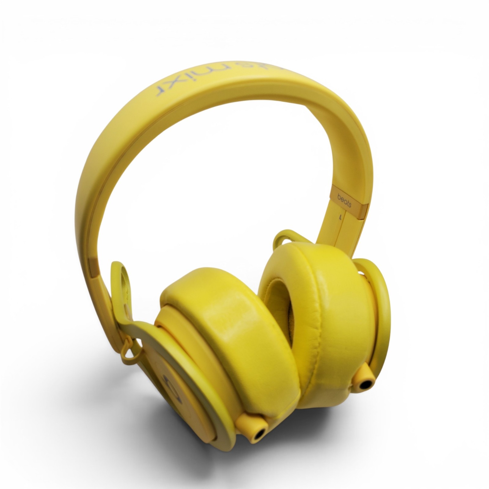 Beats by Dre Mixr DJ On-Ear Headphones Yellow Wired with Case & Cable