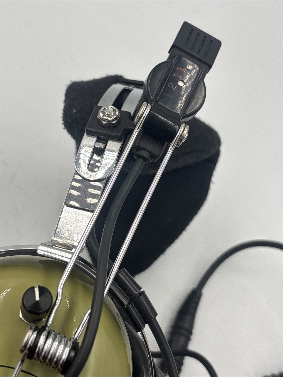 Military David Clark H10-76 Aviation Headset Noise Canceling Mic Coiled Cord
