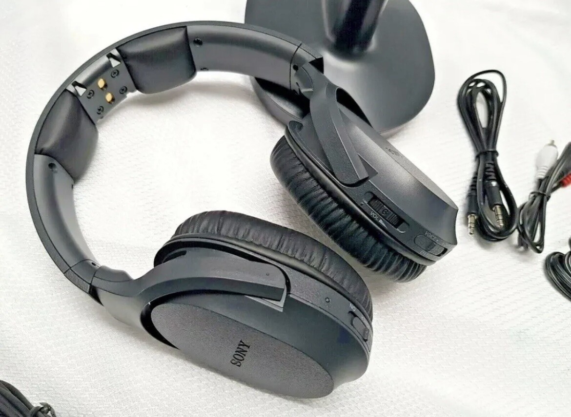 Sony RF400 Wireless Home Theater Headphones for Watching TV (WHRF400)