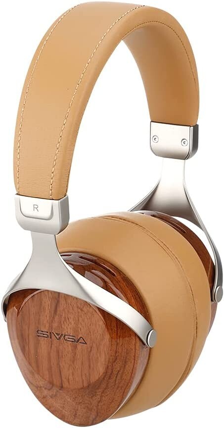 SIVGA SV021 Wooden Housing Sealed Wired Over Ear Headphones (Rosewood) NEW