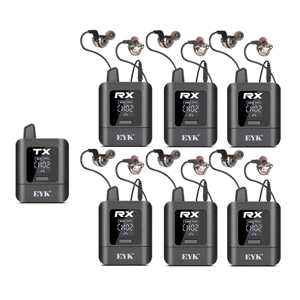 2.4G Digital Stereo in Ear Monitor System Stable Wireless Transmission Low Laten