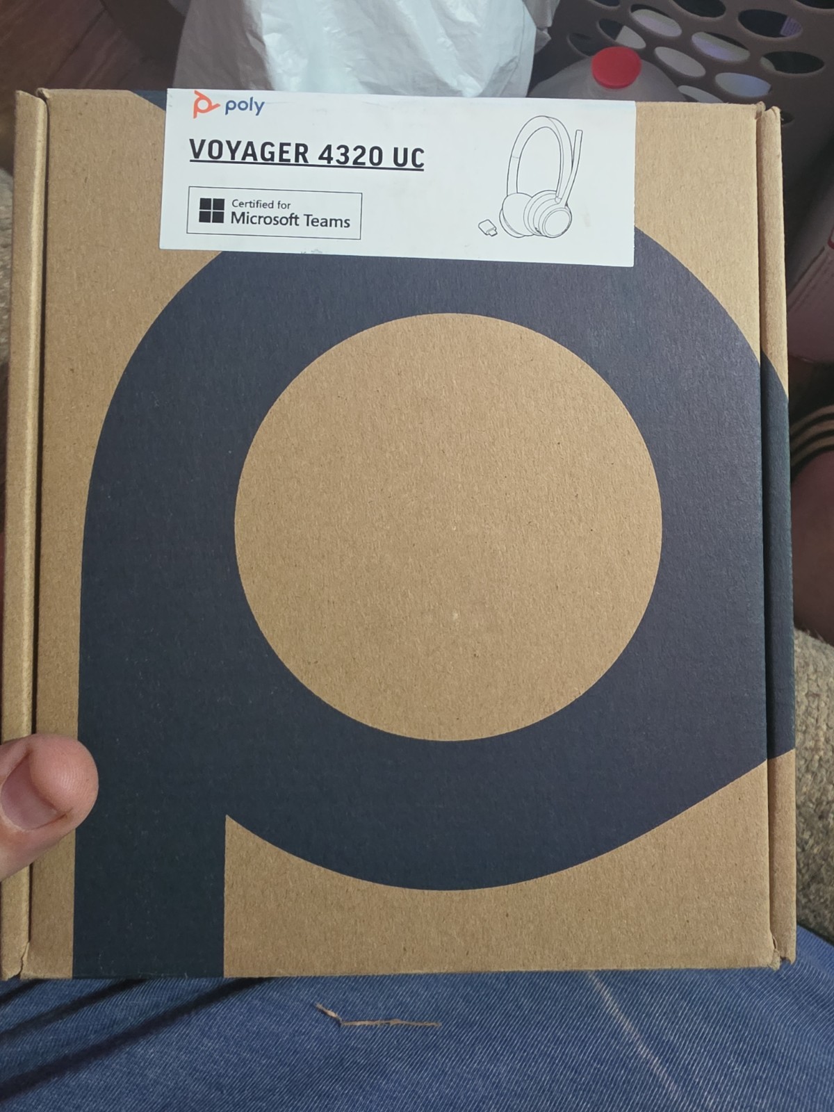 Poly Voyager 4320 UC Wireless Bluetooth Headset‎ Plantronics 218478-02 Headphone