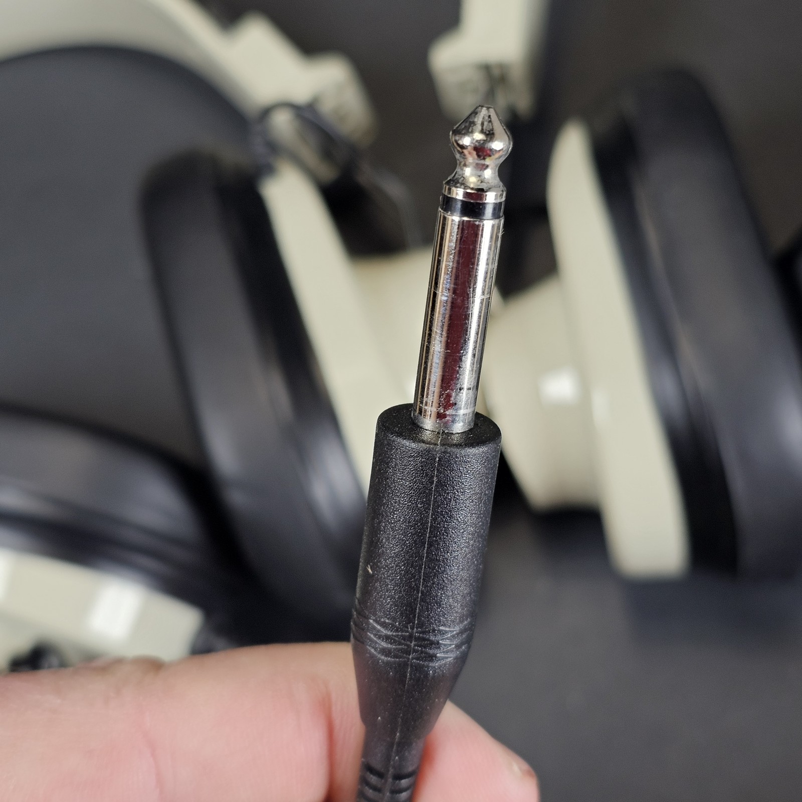 Lot of 3 Califone 2924AV-P Wired Over-Ear Headphones 1/4″ Plug Classroom Lab