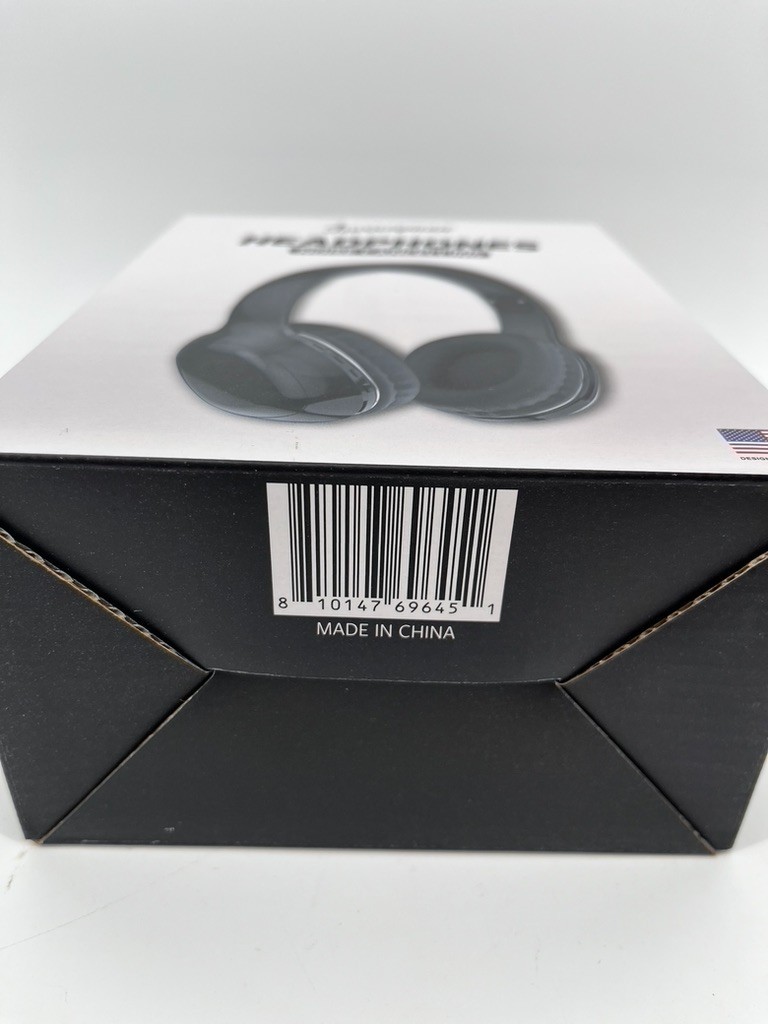 Journeyman Noise Cancelling Headphones Black 3.5mm Jack Over-Ear Double NEW