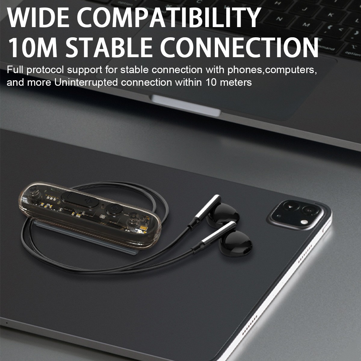 Bluetooth Clip In-Ear Digital Hearing Aids Sound Voice Amplifier Headset Seniors