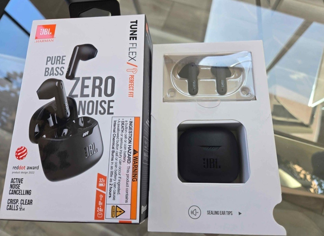 JBL Vibe Beam True Wireless Bluetooth Earbuds – Black