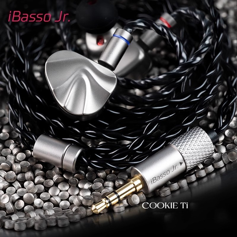 iBasso COOKIE Ti Wired Earbuds Dynamic Driver IEM In Ear Earphones 2pin 0.78mm