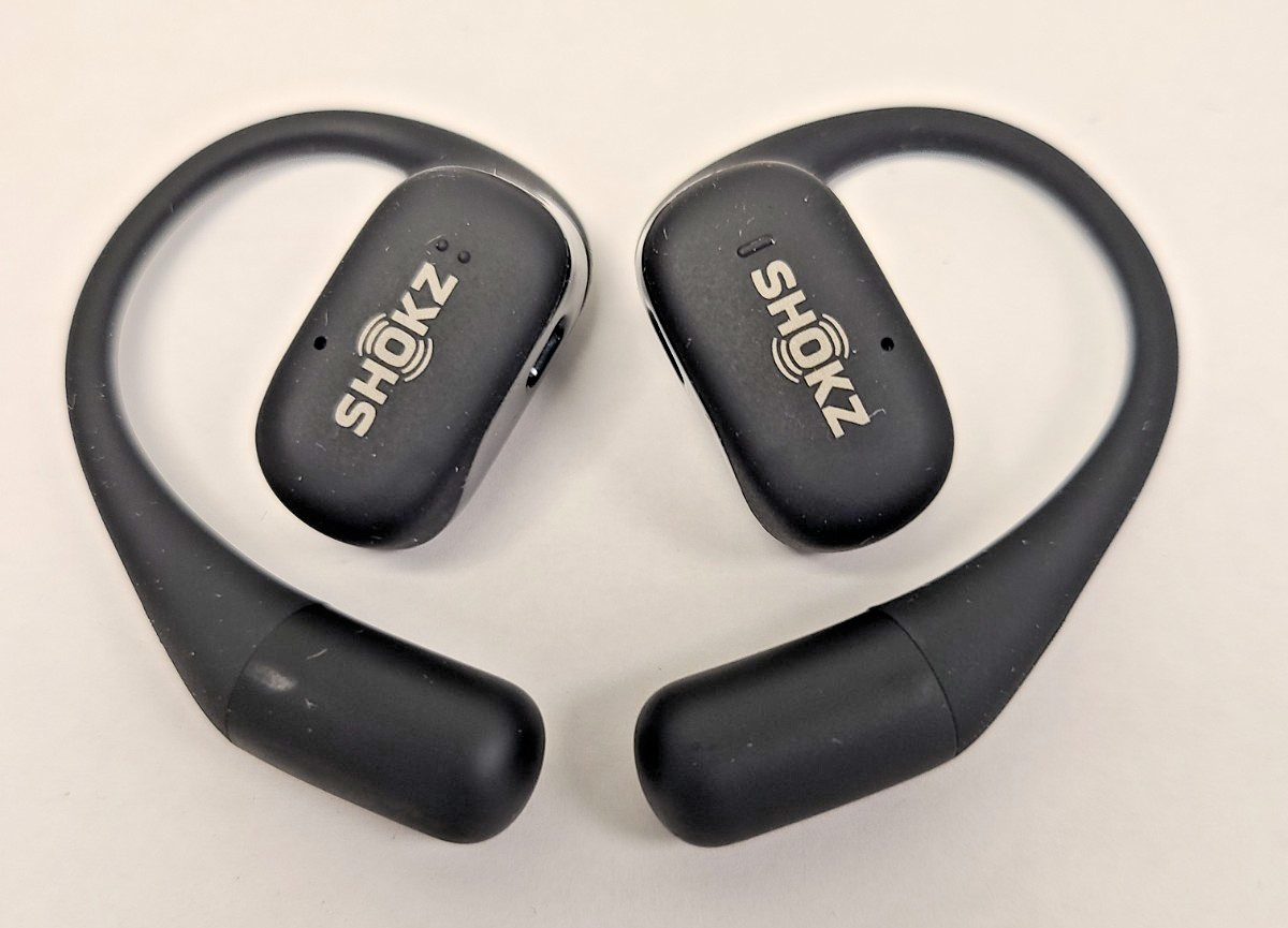 Shokz – OpenFit Open-Ear True Wireless Earbuds T910 – Black