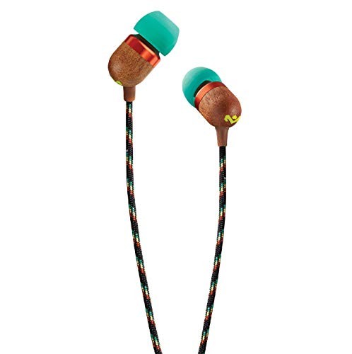 House of Marley Smile Jamaica Wired: Wired Earphones with Microphone, Noise