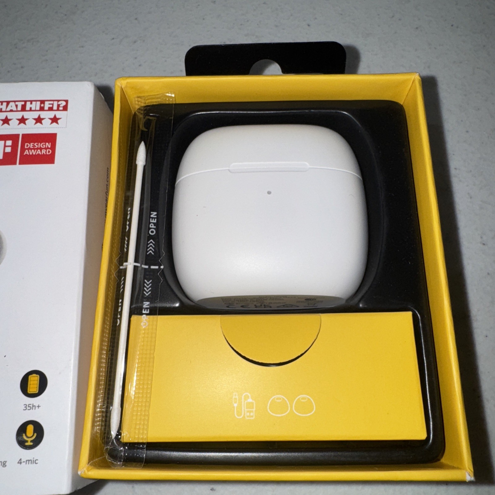 New OB EarFun Air True Wireless Bluetooth, Earbuds, 4Mic, IPX7, App 4Adjustments