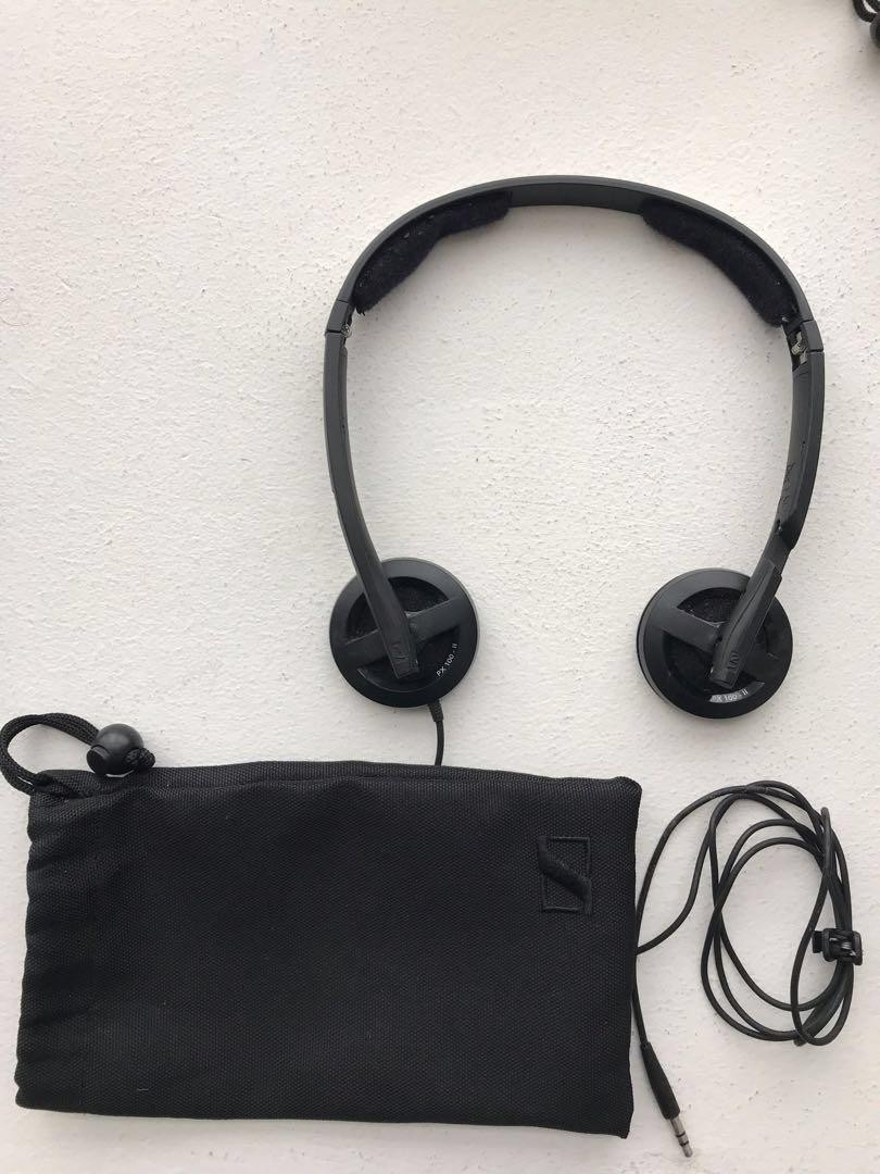 SENNHEISER PX 100 II ULTRA RARE LIGHT CLOSED FOLDABLE HEADPHONES NEW UNUSED