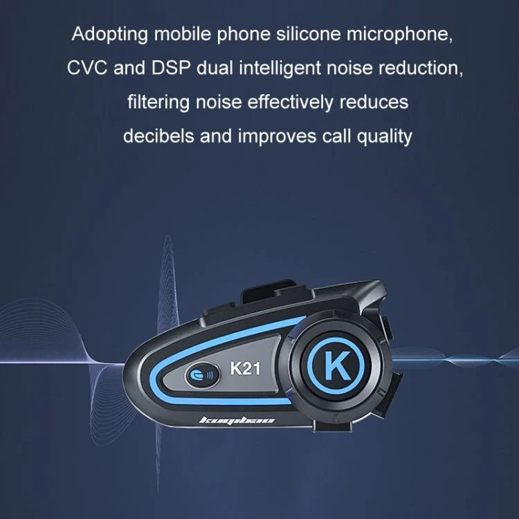 KUQIBAO K21 Wireless Helmet Earphone (Please see Description)