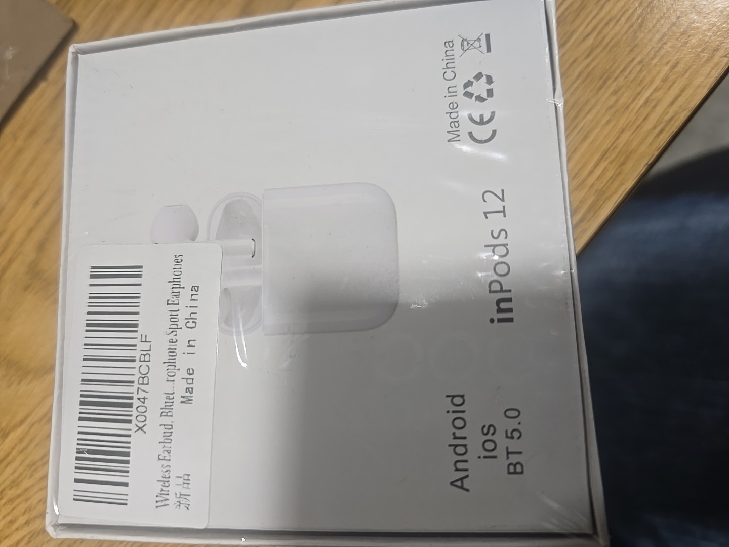 inPods 12 True Wireless Stereo V5.0 Bluetooth Earbuds – SEALED BOX – Blue