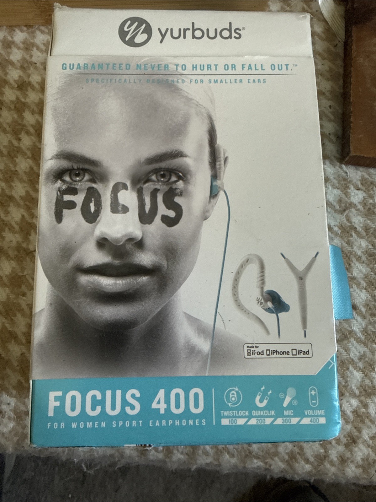 Yurbuds Inspire 400 For Women Sport Earphones Twistlock Technology