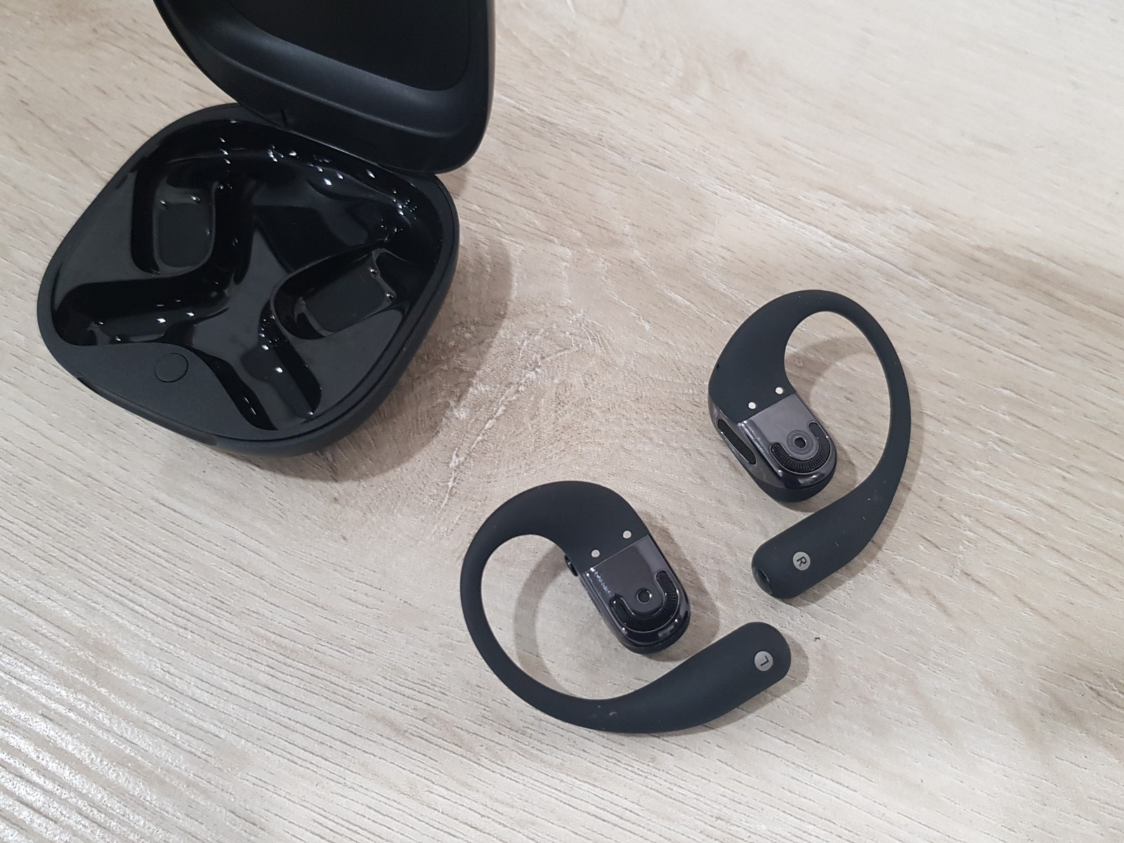 SHOKZ OpenFit 2 True Wireless Open-Ear Earhooks Earbuds Bluetooth – Black