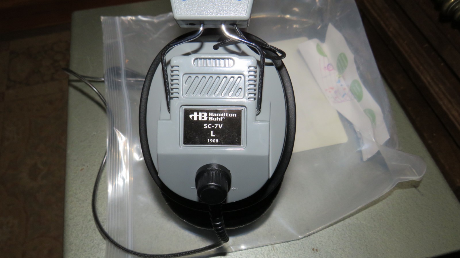 Hamilton Buhl SchoolMate Deluxe Headphones with Volume Control, Gray (SC-7V)